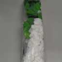 12Pcs Artificial Wisteria Flowers 3.6 Feet/Piece White Dense Artificial Fake Wisteria Vine Ratta Hanging Garland Silk Flowers String Home Party Wedding Decor(White-Dense)