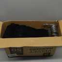 Zober Velvet Hangers 50 Pack - Black for Coats, Pants & Dress Clothes - Non Slip w/ 360 Degree Swivel, Holds up to 10 lbs - Strong Felt Hangers for Clothing