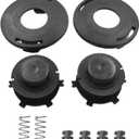 waltyotur 2 Pack Trimmer Head Spool Replacement for Stihl 25-2 FS80 FS85 FS45 FS55 FS100 FS120 FS130 FS90 FS110 FS56 FS60 with Cover