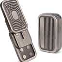 Triple Fidget Slider, Magnetic Metal Fidget Toys Adults Anxiety EDC Cool Gadgets Sensory Toys for Relieve Stress, Tension, Anxiety Valentines Day Gifts for Kids (Silver-Grey)