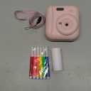 Kids Camera Instant Print, Toddler Toys Christmas Birthday Gifts for Girls Boys, Portable Digital Camera 64GB SD Card, Kid Toy for Ages 3-12 Girl Xmas Gift for 3 4 5 6 7 8 9 10 Year Old, Pink