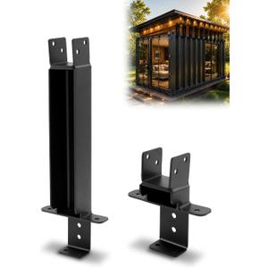 Shipping Container Roof Brackets for 20FT Shipping Containers | Wood Truss Brackets for Shipping Containers for Build a 5 Sloping Roof on Top of 20 FT Shipping Containers