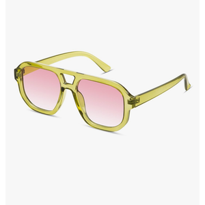 livho Trendy Polarized Square Aviator Sunglasses Women Men Square Eyewear Frame, Retro Sun Glasses for Women Men 2025 Shades