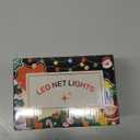 Hezbjiti Christmas Net Lights Outdoor 200 LED 6.9FT x 5.4FT Green Wire with 8 Modes, Connectable Plug in Waterproof, Timer Memory Function for Xmas Tree Bushes Porch Lawn Windows Decor（Warm White）