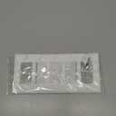 BESTTEN 5-Gang Screwless Wall Plate, Decorator Outlet Cover, Decorative Switch Plate, USWP6 Gloss Snow White Series, Decor Face Plate, H4.69 x W10.18, ETL Listed