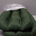 Outdoor Chair Cushions Set of 2, Patio Chair Cushions with Ties, 19x19+5” Tufted Outdoor Seat Cushions, Waterproof Patio Furniture Cushions, Outdoor Dining Chair Pads, Forest Green