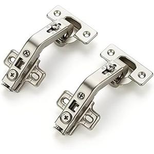 Ravinte 1 Pair 2 Pack Kitchen Cabinet Hinges, 135 Degree Kitchen Door Hinges Compatible with Lazy Susan Corner Cupboard，Full Overlay Face Frame Concealed Corner Cabinet Hardware