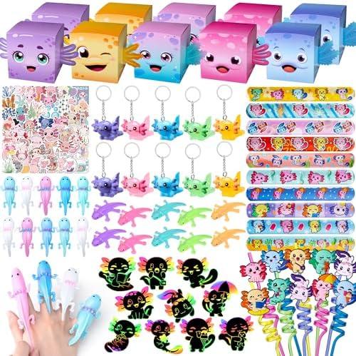 DMIGHT Axolotl Party Favors Birthday Decorations Axolotl Goodie Bag Stuffers for Party Decorations Supplies