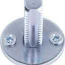 Zinc Plated Steel Dummy Door Knob Spindle | Pack of 2 | Stem 15/16" Long, 3/8" - 20 TPI | Antique Doorknob Hardware, Door Knobs Replacement Parts | FB4-SZ