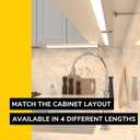 Inlight 30-inch Hardwired Only LED Under Cabinet Lighting, Soft White(3000K), Dimmable, Matte White Finished, ETL Listed, IN-0201-14-WH