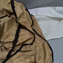 2 Pcs Window Air Conditioner Cover Indoor Outdoor Adjustable Waterproof Window Ac Cover Outdoor with Drawstring for Winter(White & Khaki,Inside 25 x 17 x 3.5 in, Outside 25.6 x 20.9 x 18 in)