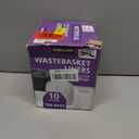 Kirkland Signature RutaVm 10 Gallon Clear Plastic Trash Bags, 23 x 25 Inches, 0.34 Mil, 125/Roll, 4 Rolls/Case (500 Bags Total, bulk packaging)