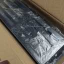 4 Pack Magnetic Spice Rack Organizer for Refrigerator and Oven, Black Fridge Organizers and Storage for Kitchen