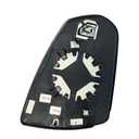 Left Driver Side Mirror Glass Heated With Blind Spot Without Auto Dimming Compatible with for 2010 2011 2012 2013 2014 2015 2016 CADILLAC SRX (Driver Blind Spot No-Anti-glare)