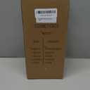 Johehe Toothbrush Organizer with Cover,3 Slots for Bathroom Toothbrush Holders with Lid,Dustproof Design,Rotating Holder,Ideal Makeup Brushes Holder for Bathroom Countertop Organization and Storage