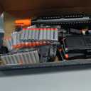 Realistic Toy for Nerf Guns Darts, Foam Blaster - with Scope 100 Soft Bullets 3 Magazines, Semi-Auto Sniper Rifle Electric M416 Machine Guns for Boys 6-12 Age Kids and Adults