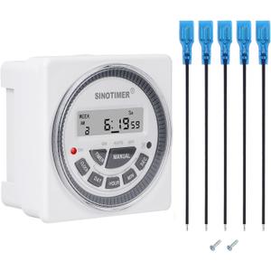 DC/AC 24V Digital Gate Timer Switch - Programmable, Accurate-to-The-Second Control | 24 Volt SINOTIMER Timer Relay