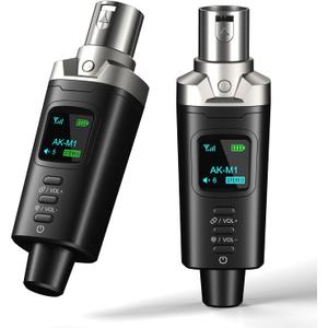 Aokeo AK-M1 XLR Bluetooth Receiver-High-Fidelity Wireless Audio Adapter,100ft Stable Connection,Stereo for Speakers,Mixers,DJ Equipment,Weddings(2 Pack)