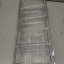 LemonRoad 4 Set Clear Ice Cream Toppings Containers with Forks, Clip, one size