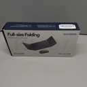 Foldable Keyboard and Mouse, Samsers Folding Bluetooth Keyboard Combo, 2.4G + BT5.0 x 2, Full-Size Portable Travel Keyboard & USB-C Rechargeable Wireless Mouse for Windows Android iOS Mac OS