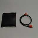 1.5FT HDMI 2.1 Cable 8K60Hz 4K120Hz, 48Gbps Ultra High Speed HDMI Cable with Gold Plated Connector, Red Aluminum Housing, for PS5, Xbox Series X, Gaming Monitor, Soundbar, Desktop Setup, AV Receiver.