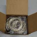 4 Pack 240 LED Christmas Fairy Lights Battery Operated with Timer, 80FT Waterproof Twinkle Lights Indoor Outdoor, String Lights Battery Powered for Bedroom, Centerpiece, Chistmas Decor (Warm White)