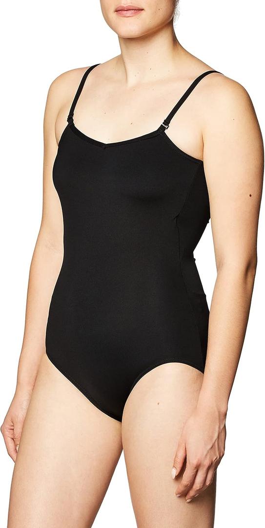 Capezio Women's Camisole Leotard With Adjustable Straps (X-Large, Black)