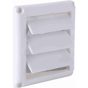 Marhynchus Plastic Air Vent Grille Cover, 3 Flaps Wall Duct Ventilation Grill with Net, Suitable for Ceiling Openings and Ducting Vents, Keeps Indoor and Outdoor Air Circulation, 5.9"D x 5.9"W x 0.39"H