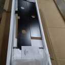 MXV 70" Fireplace TV Stand with Power Outlet for TVs UP to 80", Electric Fireplace Entertainment Center with LED Lights & Storage Cabinets, TV Console for Living Room, Office, Black-Black