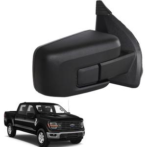 Marretoo for Ford F150 Right Passenger Side Door Mirror replacement for 2021 2022 2023 2024 2025 F-150 Accessories 7Pins Power Glass Temperature Sensor Heated Blind Spot Glass ML3Z17683UA RH
