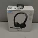 Logitech H390 Wired Headset for PC/Laptop, Stereo Headphones with Noise Cancelling Microphone, USB-A, in-Line Controls, Works with Chromebook - Black