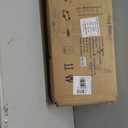 aboxoo Ladder Shelf White Marble Open Bookshelf 5-Tier Wall-Mounted Wood Rack Industrial Modern Plant Flower Stand Utility Organizer Bookcase Metal Frame Furniture Office Kitchen Bedroom (White)