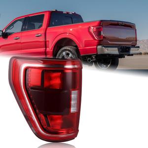 LED Halogen Tail Light Rear Lamp Assembly w/Blind Spot (Module NOT Included) Compatible for 2021 2022 2023 XLT Ford F150 F-150 Left Driver Side ML-3Z13-405-C