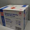 Basic Medical Blue Nitrile Exam Gloves, Latex-Free & Powder-Free Food-Safe House Cleaning Disposable Glove (1000 Pcs), M