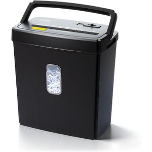 Wingwise Paper Shredder for Home Office, 10 Sheets Cross Cut Credit Card Shredder with 4 Gallons Basket, Portable Handle, P-4 High Security