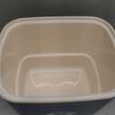 6 QT Insulated Cooler Box for Ice Beverage Food Storage Portable Ice Chest for Camping Picnic Tailgate Outdoor Use Chiller Caja Enfriadora Porttil para Camping (White Gray)