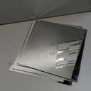 Delma Glass Full Length Wall Mirror Tiles, 14'' x 12'' 4PCS, Frameless Body Tiles for Bedroom, Mounted Home Gym, Door