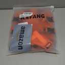 ICEFANG GN3 Tactical Dog Harness with 6X Buckle,Dog Molle Vest with Handle,3/4 Body, Hook and Loop Panel for ID Patch,No Pulling Front Clip (S (Neck 14"-18"; Chest 22"-27"), Safety Orange)