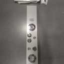 ELLO&ALLO Stainless Steel Shower Panel Tower System,LED Rainfall Waterfall Shower Head 6-Function Faucet Rain Massage System with Body Jets, Brushed Nickel