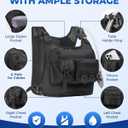 Running Vest for Women Men, Hydration Water Backpack with Adjustable Straps, Lightweight & Breathable Design, Reflective Chest Pack with 2L Water Bladder, Ideal for Running, Hiking and Cycling