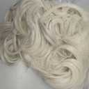 Topcosplay Women Wigs Platinum Blonde Wig Short Curly Halloween Costume Cosplay Wig