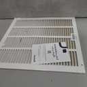 Howeall 16"W x 16"H [Duct Opening Size] Steel Return Air Grille, Air Return Vent Cover for Ceiling and Sidewall - HVAC Air Vent Covers - [Outer Dimensions: 17.75"W x 17.75"H]