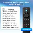 Replacement Firestick Remote Control Fit for Fire Smart TV Stick Lite/4K/4K MAX/4K Plus/HD, Smart TV 3rd Gen/TV Cube(1st/2nd/3rd Gen)/TVs Stick(2nd/3rd Gen) with Voice Controller Green 