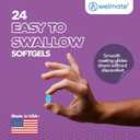 WELMATE - Anti-Diarrheal Softgels (24 Softgels) - Loperamide HCL 2 mg - Diarrhea Symptom Relief - Upset Stomach Reliever - Anti Diarrhea Pills - Over-The-Counter Medication