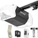 Decko 24300 3/4 Horse Power Heavy Duty Reduced Noise Chain Drive Garage Door Opener with 3 Function Locking Wall Control, Two - 3 Button Remotes and FREE Wireless Key pad