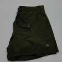 BRISIRA Mens Swim Trunks Swim Shorts Quick Dry 5 inch Inseam Beach Shorts with Compression Liner and Zipper Pocket (34, Armygreen)