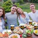 100 Pcs 9 oz Chili Tasting Cups Large - Mexican Cook off Party Supplies, Disposable, Cinco De Mayo Decorations (Novel)