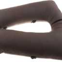Universal Toilet Seat Cover for All Seasons, Washable Cushion for Commode Use, U Shape Brown