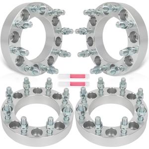 SCITOO 4Pcs 8x6.5 to 8x170 Wheel Adapters 1.5 inch Bore 126mm Studs 9/16" 8 Lug Wheel Spacers No Hubcentric Fit for Ram 3500 2011-2013,for Ram 2500 2011-2013,for Dodge Ram 3500 1995-2010
