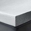 HOMRELEXA Cooling Mattress Topper Twin XL Size 4 Inch, Cooling Gel & Bamboo Charcoal Memory Foam Mattress Topper for Back Pain Relief, Firm Dual-Layer Foam Bed Pad with Removable Cover College Dorm
